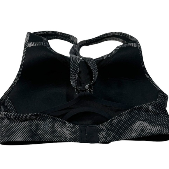 Athleta Advance Printed Sports Bra Black Nebula 32B - Picture 4 of 7
